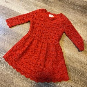 3T Cat and Jack Red Dress